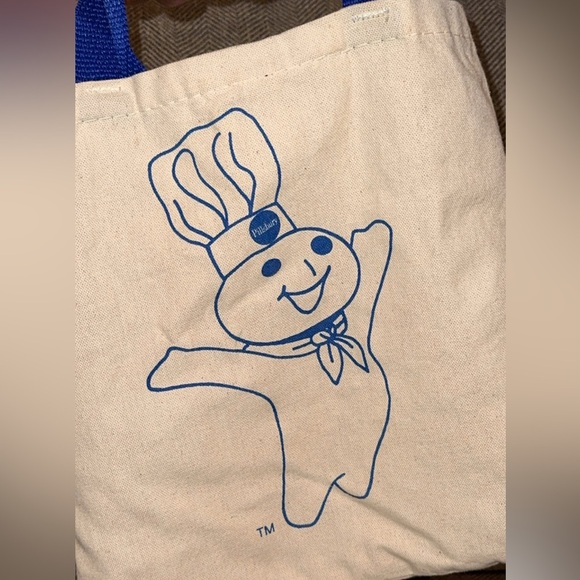 VINTAGE The Pillsbury Doughboy Canvas Tote and Baking Set - Picture 3 of 6